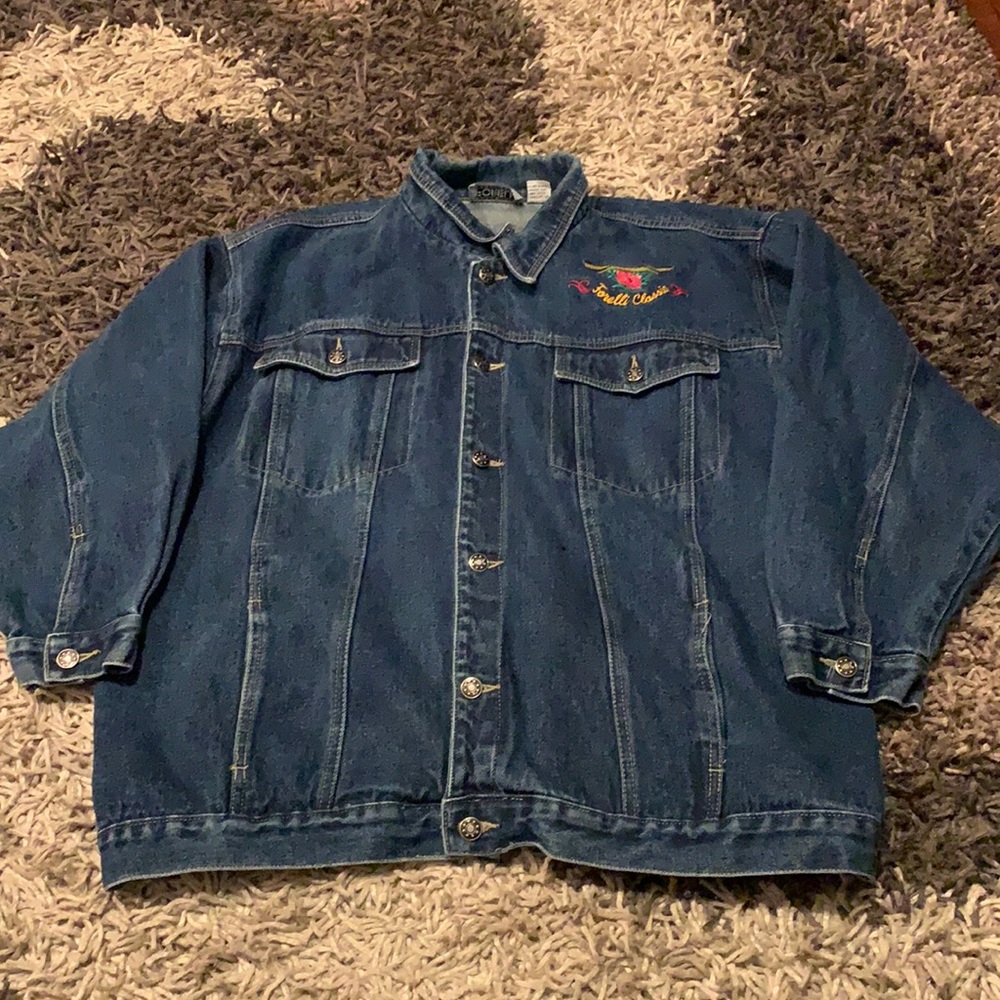 Forelli Vintage Denim Jacket size 20 Good Cond